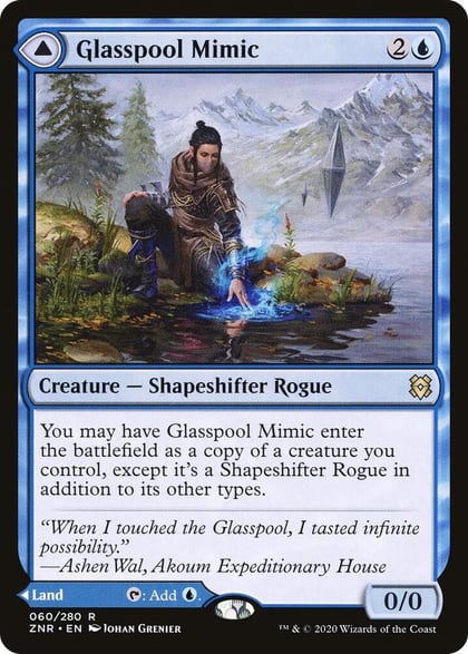 Glasspool Mimic, Zendikar Rising 60
