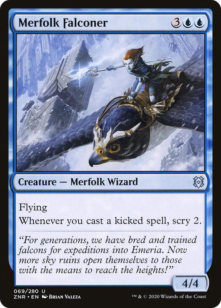 Merfolk Falconer, Zendikar Rising 69