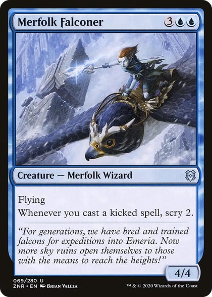Merfolk Falconer, Zendikar Rising 69