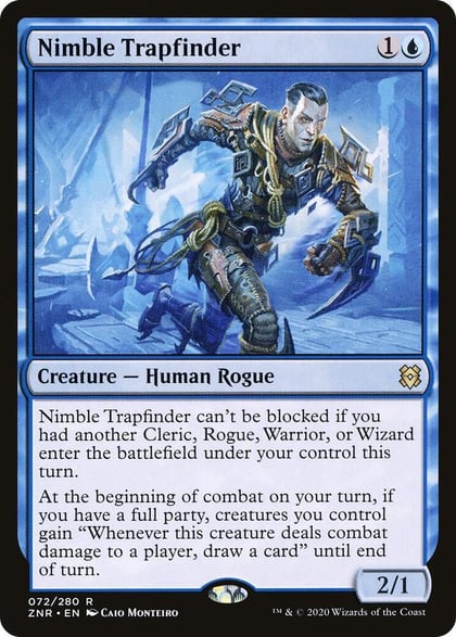 Nimble Trapfinder, Zendikar Rising 72