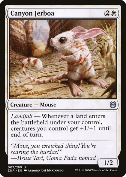 Canyon Jerboa, Zendikar Rising 7