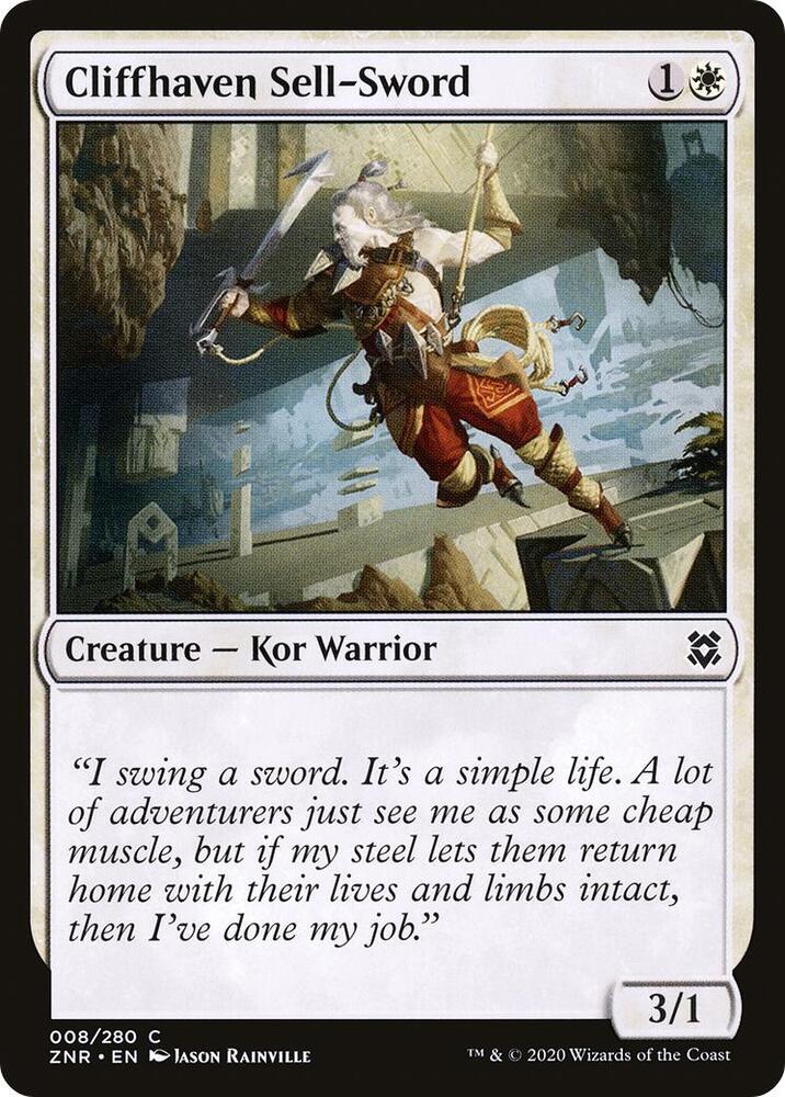 Cliffhaven Sell-Sword, Zendikar Rising 8