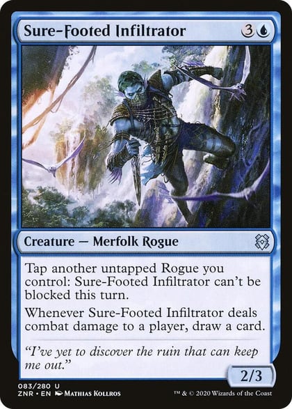 Sure-Footed Infiltrator, Zendikar Rising 83