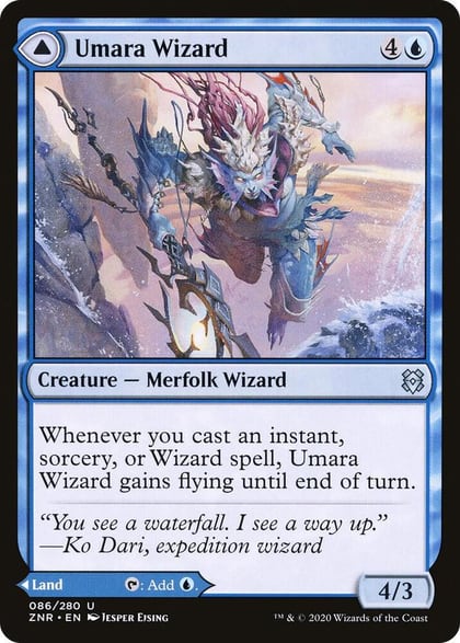Umara Wizard, Zendikar Rising 86