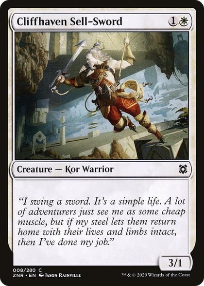 Cliffhaven Sell-Sword, Zendikar Rising 8