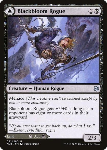 Blackbloom Rogue, Zendikar Rising 91