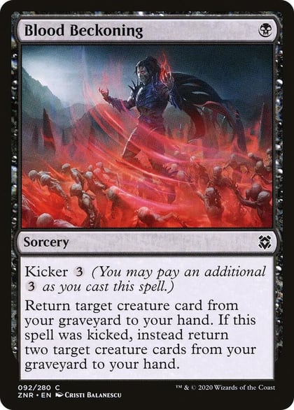 Blood Beckoning, Zendikar Rising 92