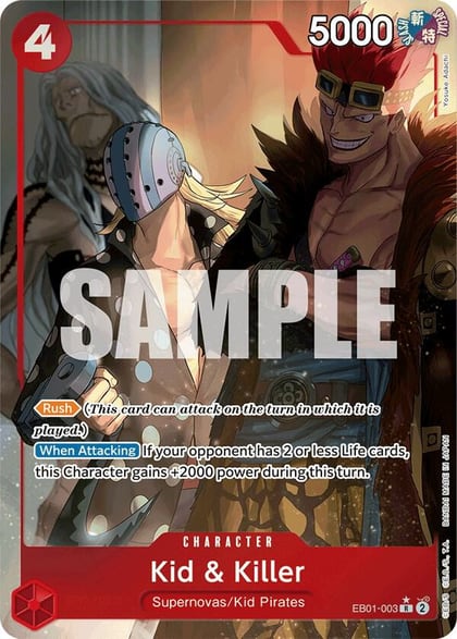 Kid & Killer (Alternate Art), Extra Booster: Memorial Collection EB01-003
