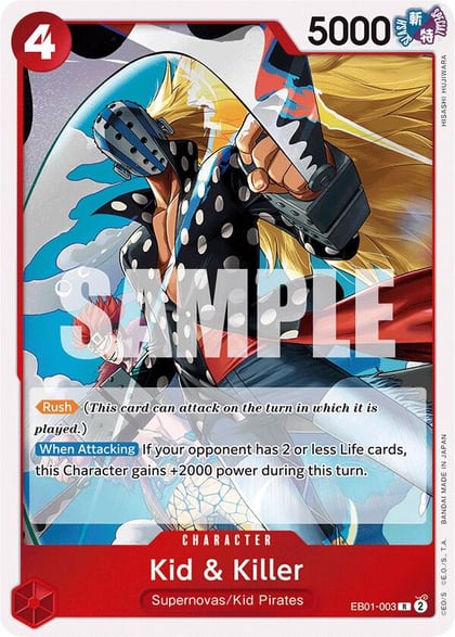 Kid & Killer, Extra Booster: Memorial Collection EB01-003