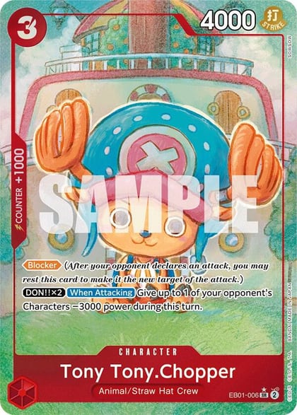 Tony Tony.Chopper (Alternate Art), Extra Booster: Memorial Collection EB01-006
