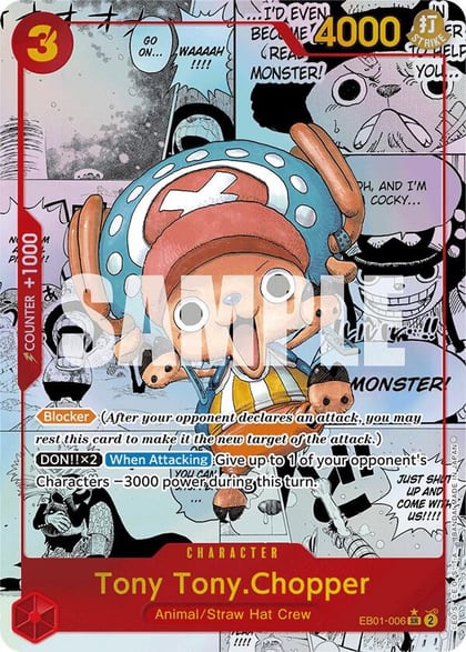 Tony Tony.Chopper (Alternate Art) (Manga), Extra Booster: Memorial Collection EB01-006