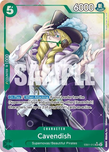 Cavendish (Alternate Art), Extra Booster: Memorial Collection EB01-012