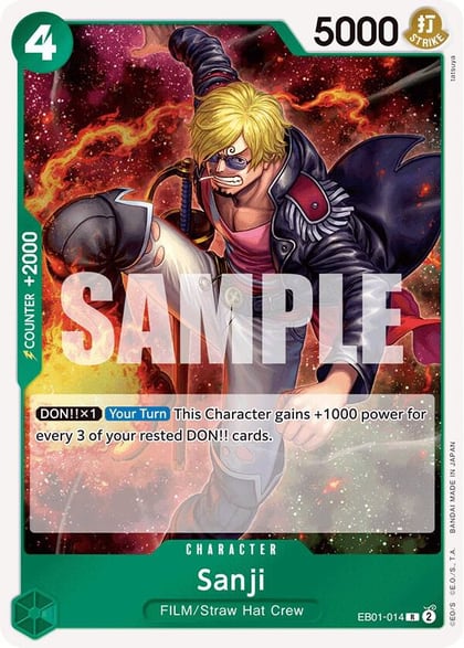 Sanji, Extra Booster: Memorial Collection EB01-014