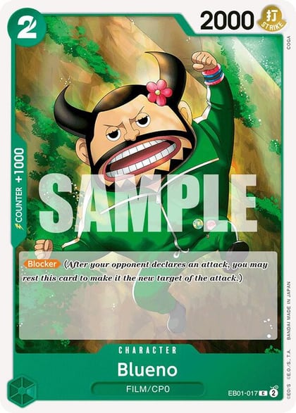 Blueno (017), Extra Booster: Memorial Collection EB01-017