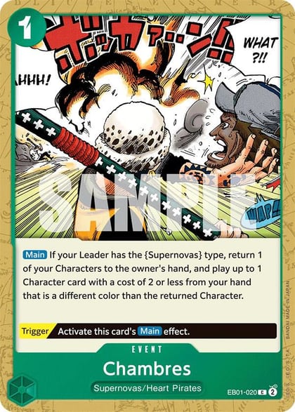 Chambres, Extra Booster: Memorial Collection EB01-020