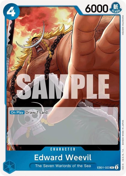 Edward Weevil, Extra Booster: Memorial Collection EB01-023