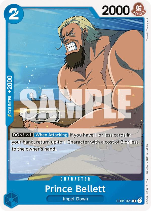 Prince Bellett, Extra Booster: Memorial Collection EB01-026