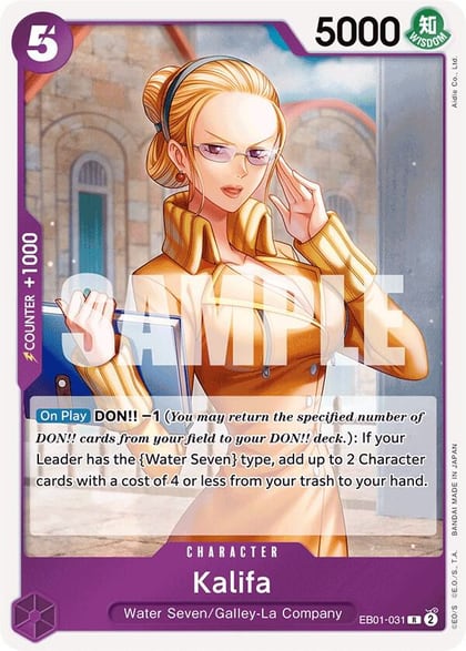 Kalifa, Extra Booster: Memorial Collection EB01-031