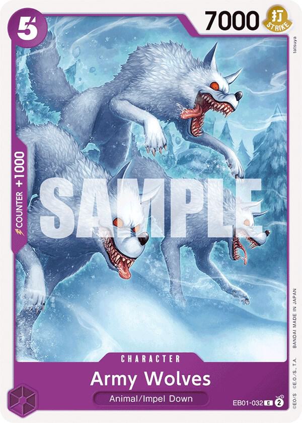 Army Wolves, Extra Booster: Memorial Collection EB01-032