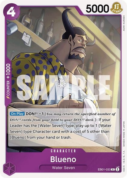 Blueno (033), Extra Booster: Memorial Collection EB01-033