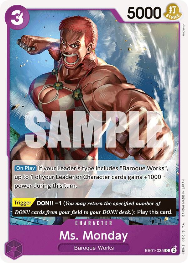 Ms. Monday, Extra Booster: Memorial Collection EB01-035