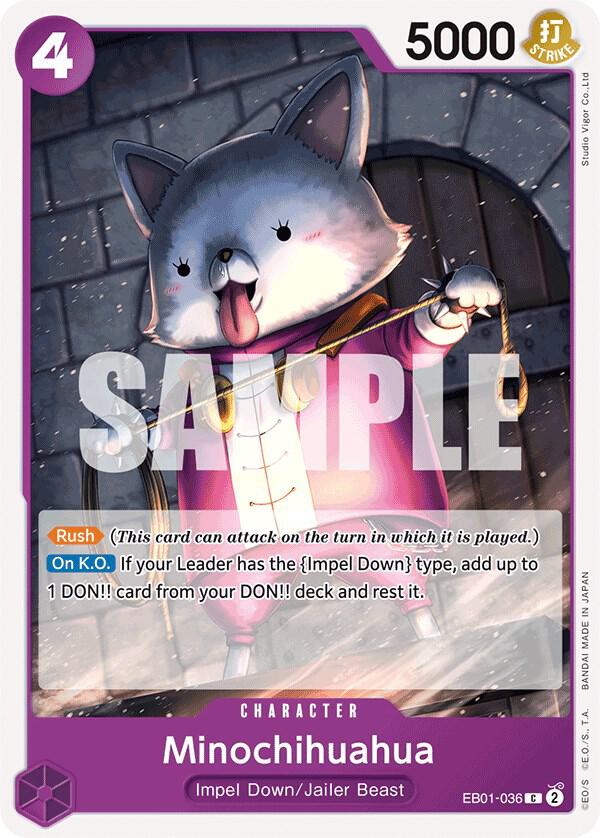 Minochihuahua, Extra Booster: Memorial Collection EB01-036