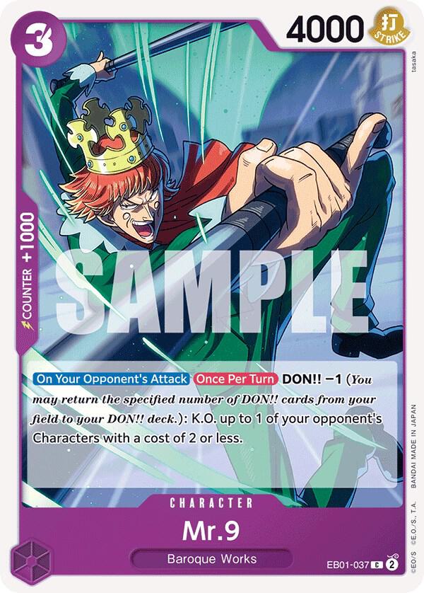 Mr. 9, Extra Booster: Memorial Collection EB01-037