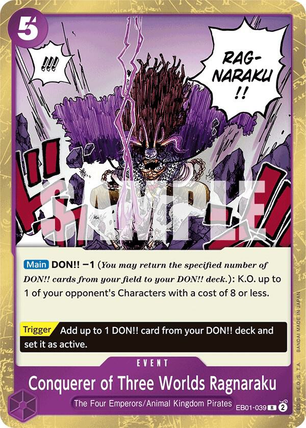Conquerer of Three Worlds Ragnaraku, Extra Booster: Memorial Collection EB01-039