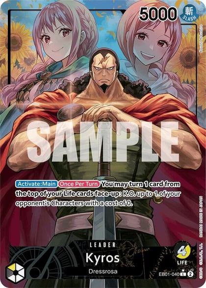 Kyros (Alternate Art), Extra Booster: Memorial Collection EB01-040