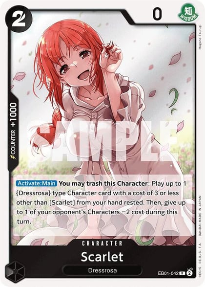 Scarlet, Extra Booster: Memorial Collection EB01-042