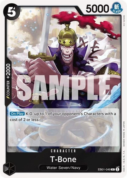 T-Bone, Extra Booster: Memorial Collection EB01-049