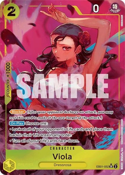 Viola (Alternate Art), Extra Booster: Memorial Collection EB01-052