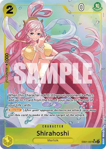 Shirahoshi (Alternate Art), Extra Booster: Memorial Collection EB01-057