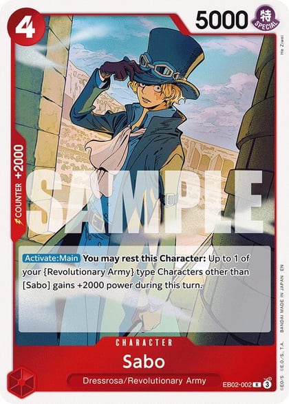Sabo, Extra Booster: Anime 25th Collection EB02-002