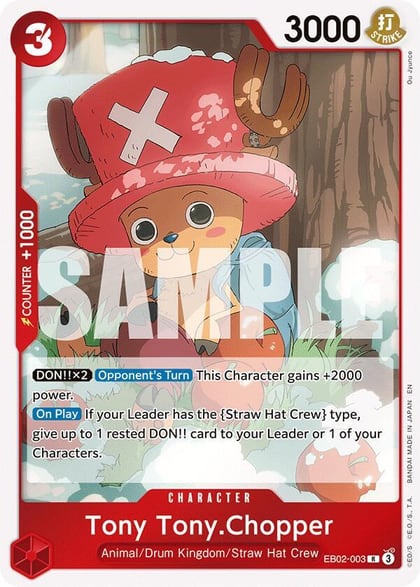 Tony Tony.Chopper, Extra Booster: Anime 25th Collection EB02-003