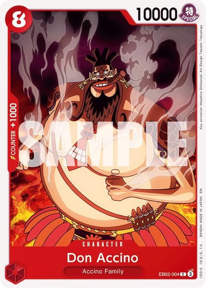 Don Accino, Extra Booster: Anime 25th Collection EB02-004