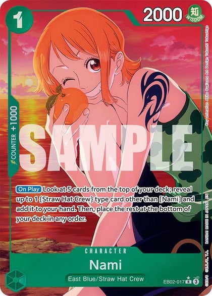 Nami (Alternate Art), Extra Booster: Anime 25th Collection EB02-017
