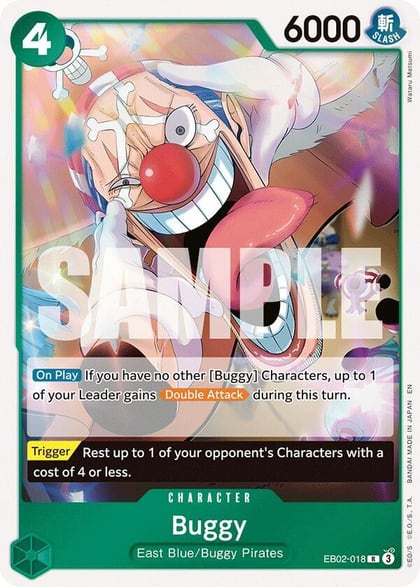 Buggy, Extra Booster: Anime 25th Collection EB02-018