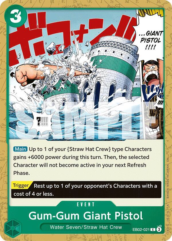 Gum-Gum Giant Pistol, Extra Booster: Anime 25th Collection EB02-021