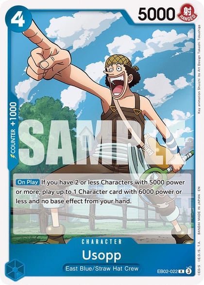 Usopp, Extra Booster: Anime 25th Collection EB02-022