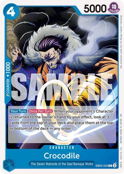 Crocodile, Extra Booster: Anime 25th Collection EB02-023