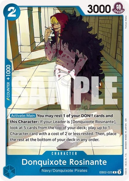 Donquixote Rosinante, Extra Booster: Anime 25th Collection EB02-025