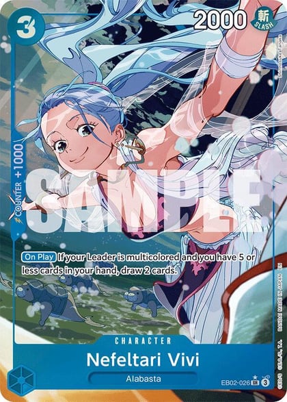 Nefeltari Vivi (Alternate Art), Extra Booster: Anime 25th Collection EB02-026