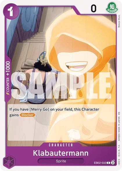 Klabautermann, Extra Booster: Anime 25th Collection EB02-033