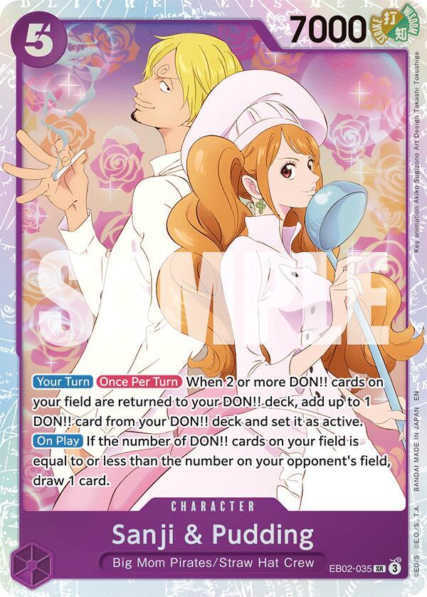 Sanji & Pudding, Extra Booster: Anime 25th Collection EB02-035
