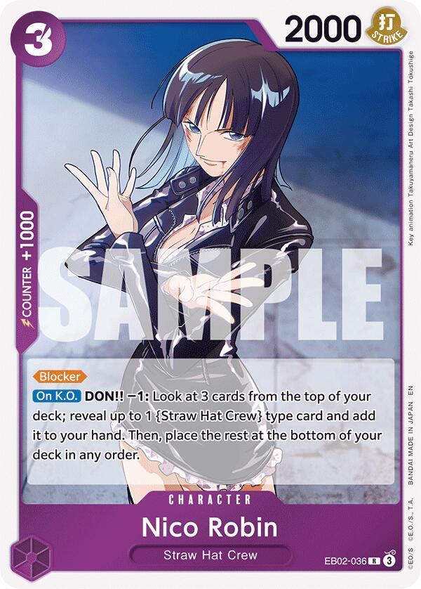 Nico Robin, Extra Booster: Anime 25th Collection EB02-036