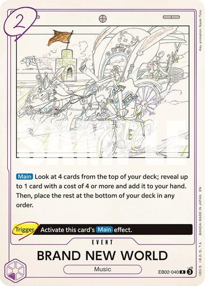 BRAND NEW WORLD, Extra Booster: Anime 25th Collection EB02-040