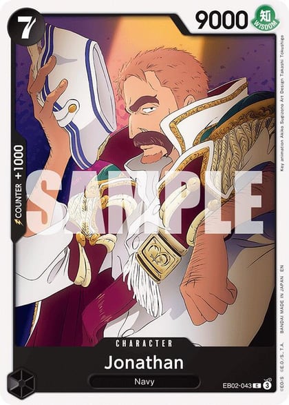 Jonathan, Extra Booster: Anime 25th Collection EB02-043