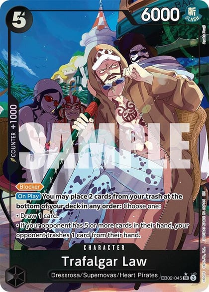 Trafalgar Law (Alternate Art), Extra Booster: Anime 25th Collection EB02-045