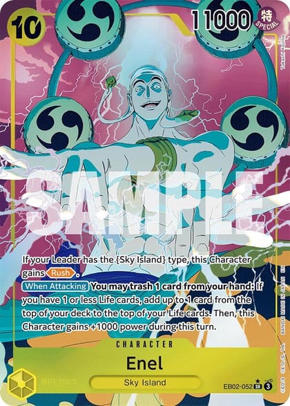 Enel (Alternate Art), Extra Booster: Anime 25th Collection EB02-052
